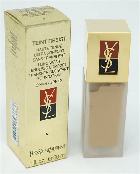 ysl teint resist foundation colors|YSL foundation tint.